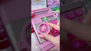 Cute ATM Piggy Bank!  Found on Temu | 10eegaming #shorts #pink #cute #temu #kawaii #unboxing #fyp