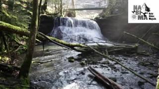 Unterer Wasserfall Klingenmühle im Wieslauftal