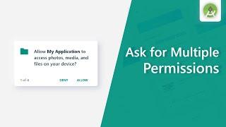 How to request Multiple Permissions at once in android || Android studio tutorial