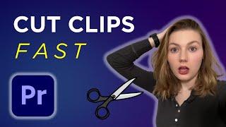 How to Cut Clips FAST in Premiere Pro | Razor Tool vs. Add Edit