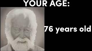 Rick Astley becoming Old: (YOUR AGE) @dekewr​