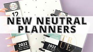 NEW NEUTRAL HAPPY PLANNERS | DASHBOARD LAYOUT | PLANNER FLIP THROUGH