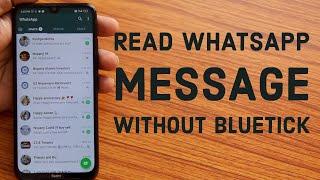 Read WhatsApp Message without Blue Tick ️️ [Hindi]
