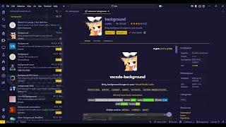 VSCode Tutorial to Customize and Change Background of IDE With Images & GIF Files From URL