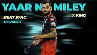 Yaar na miley • feat • Virat kohli • Beat sync • Saptak Editz #shorts #viral #viratkohli #beatsync