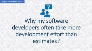 Software effort estimation quick tips for developers and managers