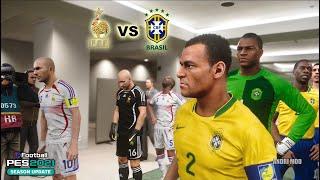 PES 2021 - FRIENDLY MATCH BRAZIL  2006 VS FRANCE 2006