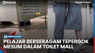 Viral Sepasang Remaja Tepergok Mesum dalam Toilet Mall di Deli Serdang, Masih Pakai Seragam Sekolah