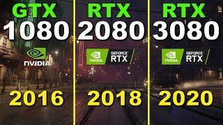 RTX 3080 vs. RTX 2080 vs. GTX 1080