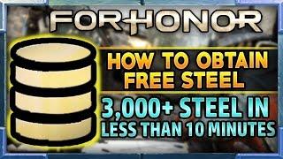 For Honor: How to get FREE Steel (3000+ Steel in Less than 10 Minutes) For Honor