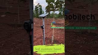 Soil moisture based irrigation automation by Mobitech