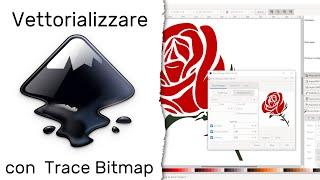 Inkscape -  Vettorializzare un'immagine semplice.