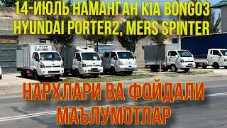 14-ИЮНЬ НАМАНГАНДА SPRINTER, STAREX, PORTER ва BONGO НАРХЛАРИ. ХАМДА КЎП ФОЙДАЛИ МАЪЛУМОТЛАР.