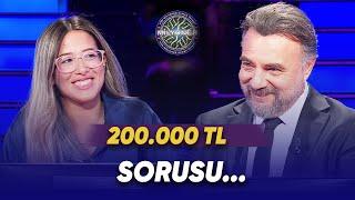 Ceren Koç 200 bin TL değerindeki soruya ne cevap verdi? - Kim Milyoner Olmak İster? 1109. Bölüm