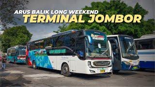 CROWDED PENUMPANG MBLUDAK | Terminal Jombor di Akhir Liburan