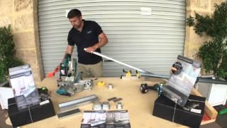 How to cut Celleni aluminium floor grate