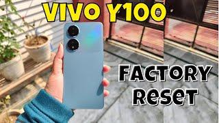 Vivo Y100 Factory Reset || Clear Cache