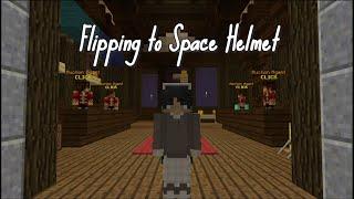 flipping from nothing to a space helmet [1] (hypixel skyblock)