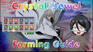 BEST WAYS TO FARM CRYSTALS AND JEWELS BLEACH BRAVE SOULS!!!