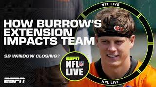 Does Joe Burrow's contract extension signal the END to Cincinnati Bengals' big three? | NFL Live
