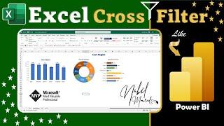 Amazing! Cross Filtering Charts in Excel Dashboards Like in Power BI