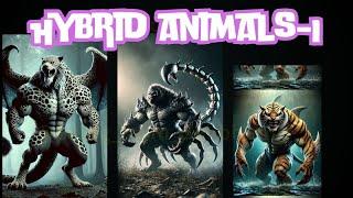 Incredible Animal Fusion video-1: Mind blowing creatures formed by fusing different species #hybrids