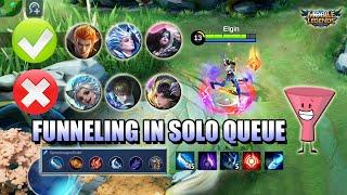 FUNNEL GAME IN SOLO QUEUE - IS IT POSSIBLE? - MLBB