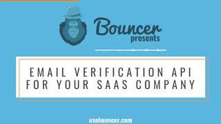 Email Verification API For Your SaaS Company