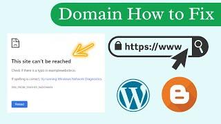 Blogger Custom Domain Not Working Without WWW | fix problem this site can't be reached