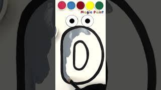 Drawing the Letter D with Animated Eyes  | MAGIC PAINT TV #drawing #art