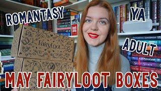 Unboxing May Fairyloot | Adult & Romantasy and YA: Cottagecore, Scholarly Secrets and Written in Red