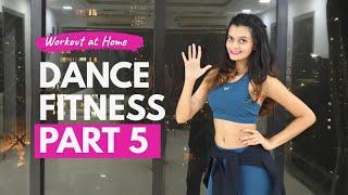Bollywood Dance Fitness Workout at Home | 20 Mins Fat Burning Cardio - Part 5 | Deepika Medley