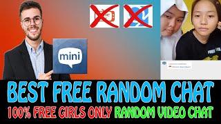 Best FREE Girls Only Random Video Chat App 2021 | How to Use Minichat App!!