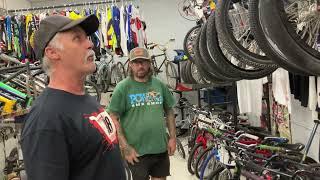 Chris Moeller of S&M bikes walks thru the powers bmx museum with alot of stories