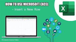 How to INSERT a New Row Using Microsoft Excel On a Mac - Basic Tutorial | New