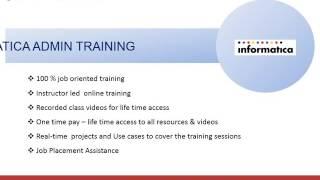 Informatica Admin Online Training