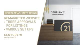 Heritage Admin Training Session 3 (Website / CRM - REMARKETER)