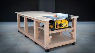 DIY Table Saw WORKBENCH Dewalt 7491