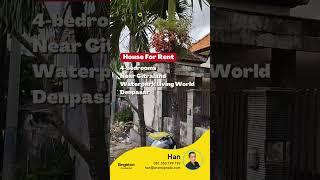 House For Rent 4-bedrooms Near Citraland Waterpark Living World Denpasar