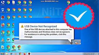 "USB DEVICE NOT RECOGNIZED" Window 7 | Keyboard Connect problem