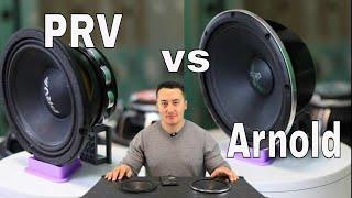 PRV AUDIO 6MR500-NDY 6.5 VS Deaf bonce Arnold AP-M67AN 6-1/2" best car audio mid range speakers test