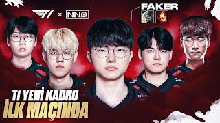 T1 YENİ KADRO İLE İLK MAÇINA ÇIKTI (FAKER RIVEN)