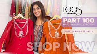 Part 100 - Raas Premium Kurti | Anarkali | Jaipuri Kurt | Kurti Manufacturer | WowRaas