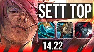 SETT vs VOLIBEAR (TOP) | 1400+ games | KR Master | 14.22