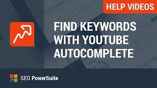 Discover keyword ideas with YouTube Autocomplete