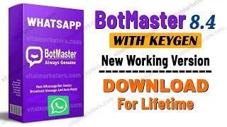 Botmaster 8.4  How To Use Detailed Video Bulk WhatsApp Marketing Software Source Code Rebrand 6.3.2