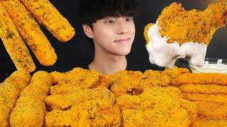 뿌링클 먹방! 뿌링클 치킨 치즈볼 치즈스틱까지 CHICKEN & CHEESE STICKS & CHEESE BALLS MUKBANG ASMR EATING SOUNDS