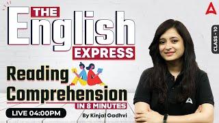The English Express | Reading Comprehension Class 11  | English By Kinjal Gadhavi