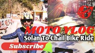 Solan To Chail Bike Ride | Kali Tibba Temple Chail | Bike Ride In Himalayas//Exploring Himachal