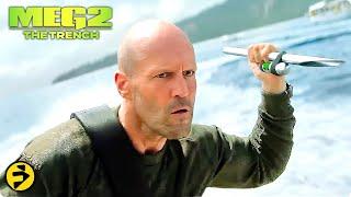 MEG 2: THE TRENCH (2023) Clip "Good Luck" | Jason Statham Megalodon Movie